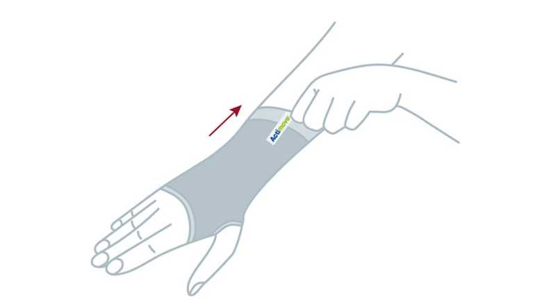 Application of the Actimove Arthritis Wrist Brace