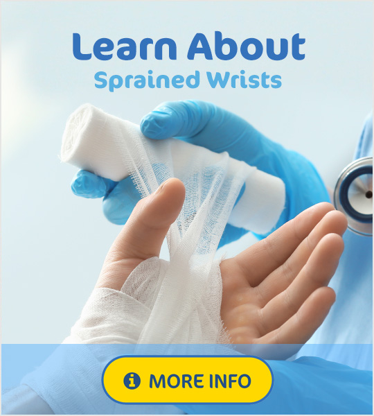 What is a sprained wrist?