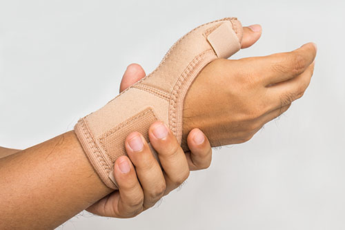 Thumb spica splint gamekeepers thumb stabiliser